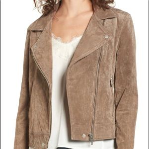 Blank Nyc Suede Moto Jacket In Midnight Toker - image 1